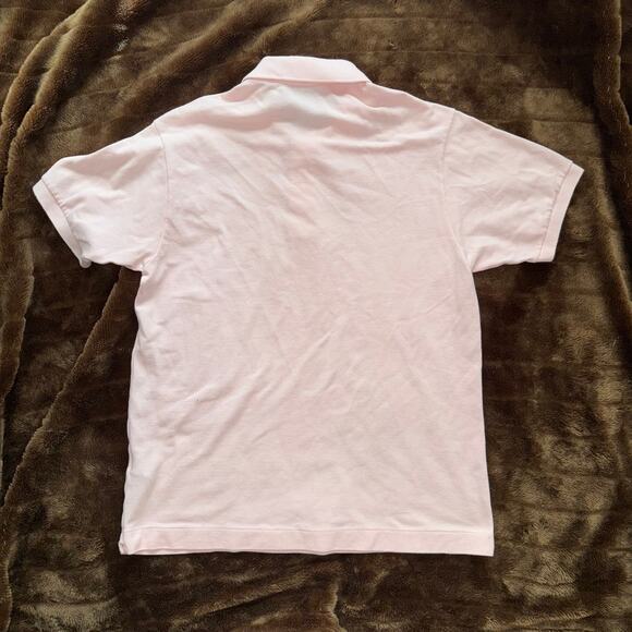 Lacoste Men’s Sz 5 Pale Pink Polo Made in El Salvador in MINT CONDITION - Picture 3 of 6